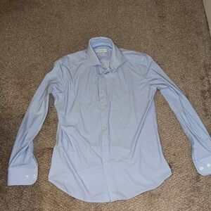 Porter and Ash Men's Sky Blue long sleeve button down Shirt